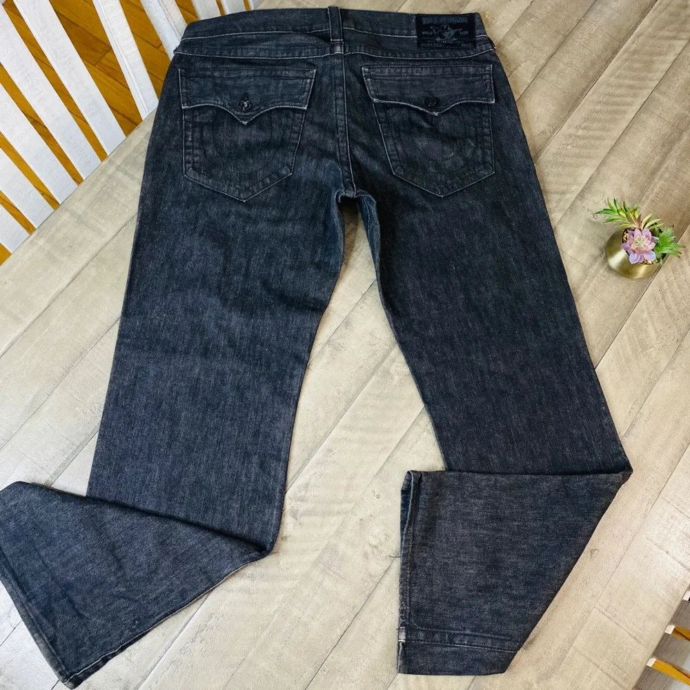 True‎ Religion Mens Jeans Ricky Flaps Relaxed Straight Size 38X34